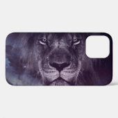 Galaxy Lion Face Art Wallpaper Case-Mate iPhone Case (Achterkant (horizontaal))