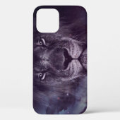 Galaxy Lion Face Art Wallpaper Case-Mate iPhone Case (Achterkant)