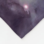 Galaxy Lion Face Art Wallpaper Fleece Deken (Hoek)