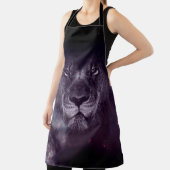 Galaxy Lion Face Art Wallpaper Schort (Insitu)