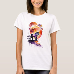 Galaxy Lioness T-shirt