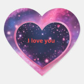 Galaxy Love Sticker (Voorkant)