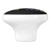 Galaxy Lovely Cat Keramische Knop (Zijkant)