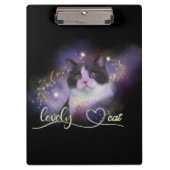 Galaxy Lovely Cat Klembord (Voorkant)