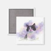 Galaxy Lovely Cat Magneet (Voorkant / Achterkant)