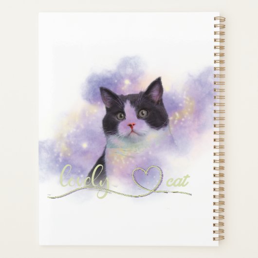 Galaxy Lovely Cat Planner (Achterkant)