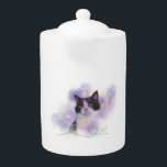 Galaxy Lovely Cat Theepot<br><div class="desc">Galaxy Lovely Cat, ben je een kattenliefhebber of hou je van grappige schattige katten? Deze schattige kat is een uitstekende keuze voor jou. Show de wereld waar je Funny katten van houden met dit leuke design. Voeg toe aan je proefbank of cadeau aan een vriend of familielid. Als je op...</div>