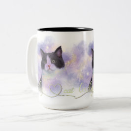 Galaxy Lovely Cat Tweekleurige Koffiemok