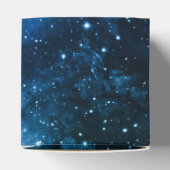 Galaxy Lovers Starry Space Blue Sky White Sparkles Bedankdoosjes (Bovenkant)