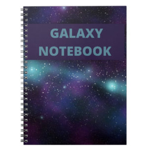 Galaxy Lovers Stars Space Blue Notitieboek