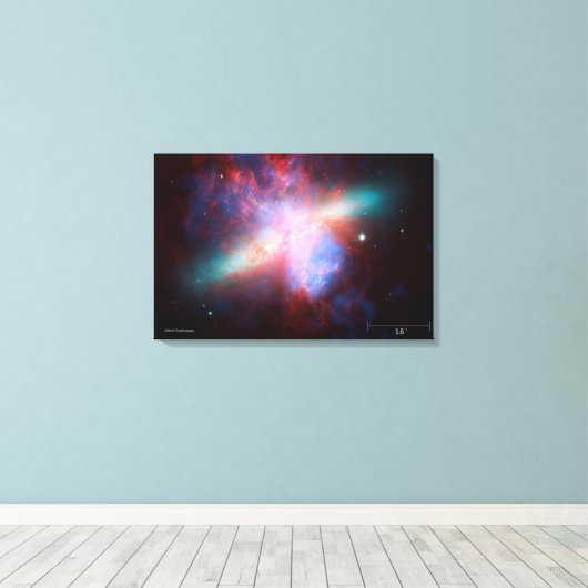 Galaxy M82 Canvas Afdruk (Insitu (Houten vloer))