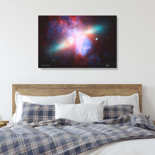 Galaxy M82 Canvas Afdruk (Insitu (Slaapkamer))