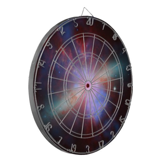 Galaxy M82 Hubble NASA Dartbord (Voorkant Links)