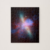Galaxy M82 Hubble NASA Legpuzzel (Verticaal)