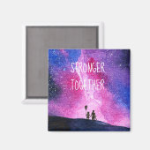 Galaxy Magnet: Sterker samen Magneet (Voorkant / Achterkant)