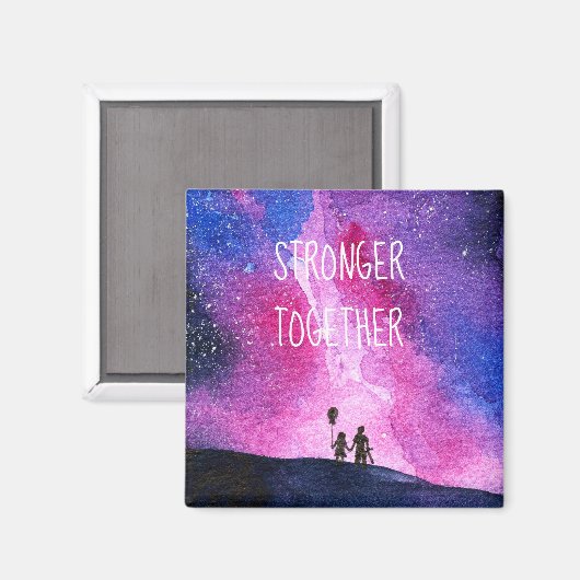 Galaxy Magnet: Sterker samen Magneet (Voorkant / Achterkant)