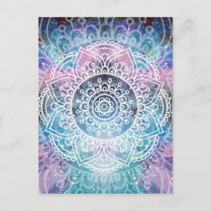 Galaxy Mandala Briefkaart