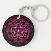 Galaxy mandala. monogram. sleutelhanger (Achterkant)