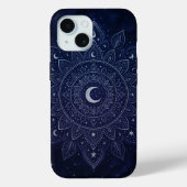 Galaxy Mandala Phone Case | Celestial Moon & Stars (Achterkant)