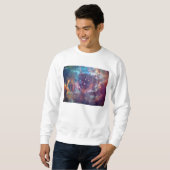 Galaxy Mannen Basic Sweatshirt (Voorkant volledig)