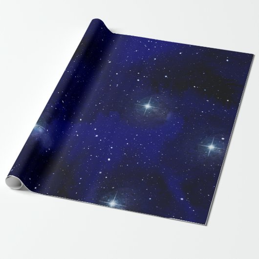 Galaxy, Mannen & vrouwen, uniek cadeaupatroon Cadeaupapier (Uitgerold)