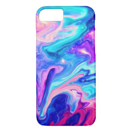 Galaxy Marble Modern Abstracte Waterverf iPhone 7 iPhone 12 Pro Hoesje