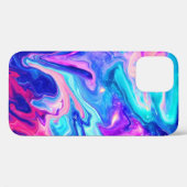 Galaxy Marble Modern Abstracte Waterverf iPhone 7 Case-Mate iPhone Case (Achterkant (horizontaal))