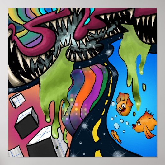 Galaxy Maw Poster (Voorkant)