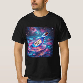 Galaxy Message Fles Mannen t-shirt