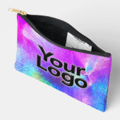 Galaxy Metallic Sparkly Holograph Luxe Bedrijf Etui (Open)