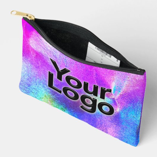 Galaxy Metallic Sparkly Holograph Luxe Bedrijf Etui (Open)