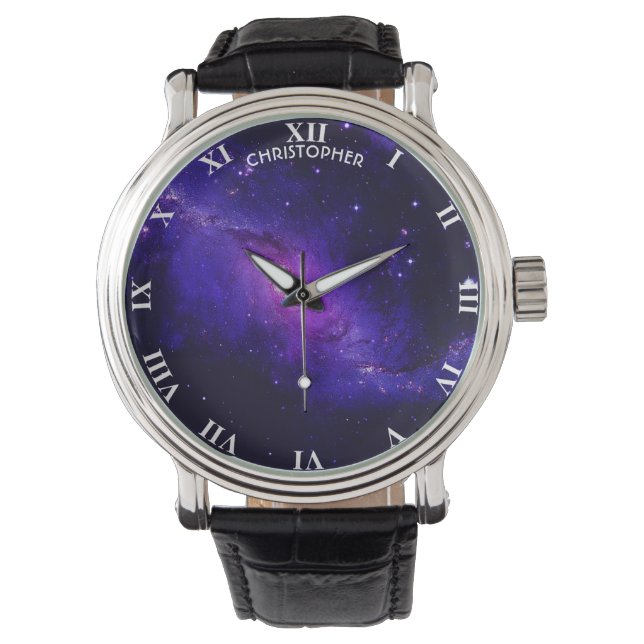 Galaxy Milky Way Galaxy Astronomy Science Horloge (Voorkant)
