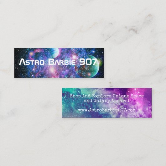 GALAXY MINI VISITEKAARTJE (Voorkant / Achterkant)