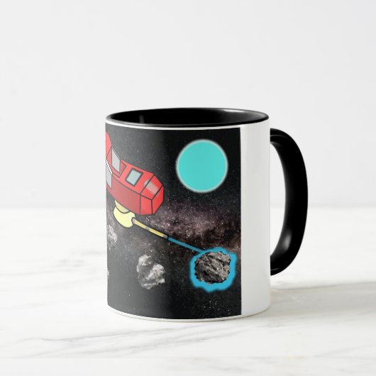 Galaxy Mining Wasp Mok (Voorkant rechts)