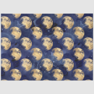 Galaxy Moon Serie Ontwerp 10 Tissuepapier