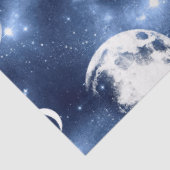 Galaxy Moon Serie Ontwerp 7 Tissuepapier (Detail)