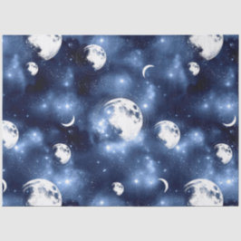 Galaxy Moon Serie Ontwerp 7 Tissuepapier