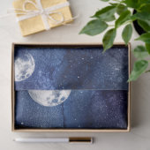 Galaxy Moon serie ontwerp 8 Tissuepapier (Geschenk)