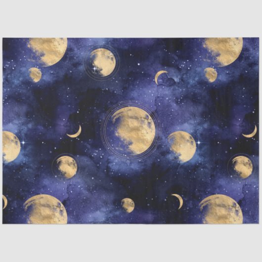 Galaxy Moon Series Design 6 Tissuepapier (Voorkant)