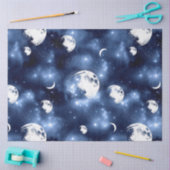 Galaxy Moon Series Design 7 Tissuepapier (Craft)