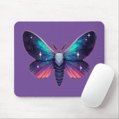 Galaxy Moth - kosmische ruimte thema fantasie Muismat (Met muis)