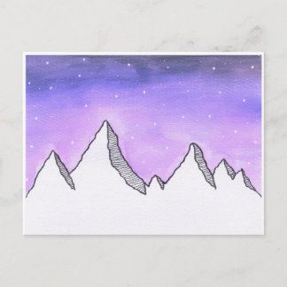 Galaxy Mountain Briefkaart