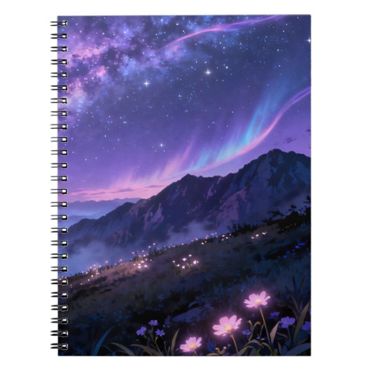 Galaxy Mountain Notitieboek (Voorkant)