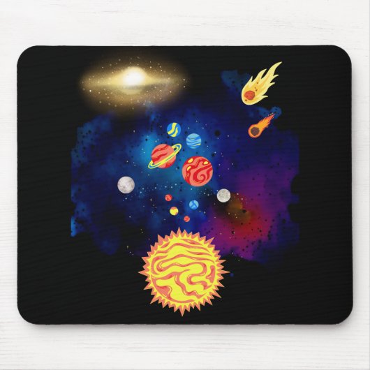 Galaxy mouse pad muismat (Voorkant)