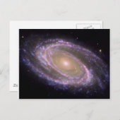 Galaxy Multiwavelengte M81 Briefkaart (Voorkant / Achterkant)