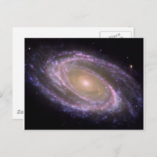 Galaxy Multiwavelengte M81 Briefkaart (Voorkant / Achterkant)