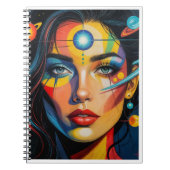 Galaxy Muse Spiral Notitieboek (Voorkant)