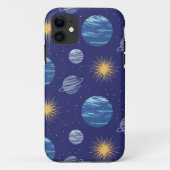 Galaxy naadloos patroon ontwerp Case-Mate iPhone case (Achterkant)