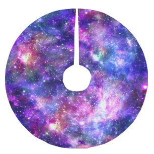Galaxy Nacht Afdruk Kosmisch Ontwerp Kerstboom Rok