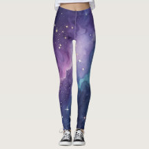 Galaxy Nachtelijke Hemel Sterren Leggings